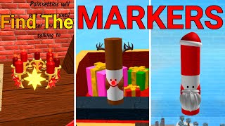 Find the Markers CHRISTMAS Part 26 Roblox [upl. by Yecniuq851]