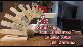 Build this Bent Christmas Tree in less than 10 Minutes  Bobby Sharp [upl. by Jacobina]