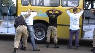 ROTAM e Guarda Municipal realizam treinamento de abordagem à ônibus coletivo [upl. by Silvie470]