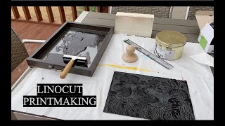 고무판화Printmaking ProcessLinocut [upl. by Mit]