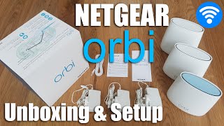 Netgear Orbi Unboxing and Setup Tutorial for Beginners AC2200 RBK23 [upl. by Tillford78]