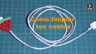 Cómo limpiar tus cables [upl. by Assetniuq773]