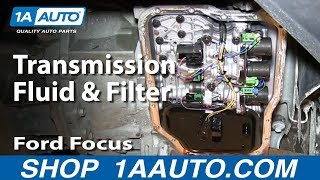 How To Replace Transmission Fluid and Filter 0007 Ford Focus [upl. by Allistir]