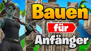 BAUEN FÜR ANFÄNGER Komplettes Tutorial Fortnite Tipps und TricksDeutsch [upl. by Dorine]