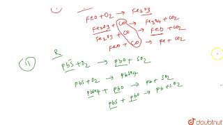 Answer the following questions briefly i What is the actual reducing agent of haematite [upl. by Busby]