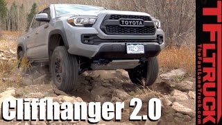 2017 Toyota Tacoma TRD Pro Takes on the Extreme Cliffhanger 20 OffRoad Review [upl. by Orimisac618]