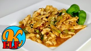 Hähnchen asiatisch  Low Carb  Asia Chicken schnell selber machen KanalELF Rezept 68 [upl. by Yclehc]