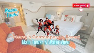 Disney’s Contemporary Resort Main Tower Room Tour [upl. by Parnas]