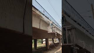 Anti carbonation paint in metro viaduct [upl. by Watanabe]