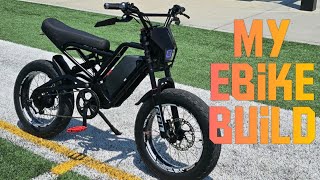 My first ebike build 1500w Akez jaguar JA1 S2 Ghostcat fF1 F22 F3 [upl. by Emlen]