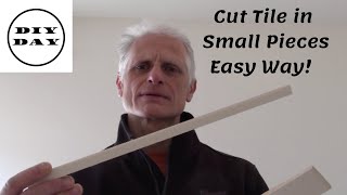 How to cut ceramic tiles in thin pieces tips and tricks [upl. by Jeff]