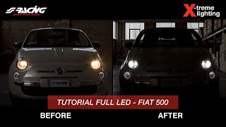 ENG Fiat 500 Full Led Conversion Kit  Simoni Racing [upl. by Ahsienek]