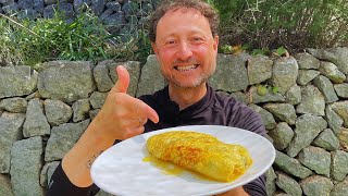 La mejor TORTILLA de BACALAO como en las Sidrerías Vascas  GUILLE RODRIGUEZ [upl. by Karon]