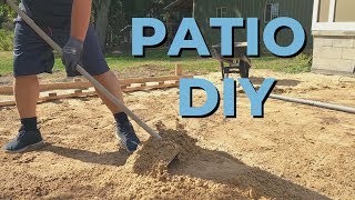 How to Pour a Concrete Patio DIY  Part 1 Prep [upl. by Tomkin]