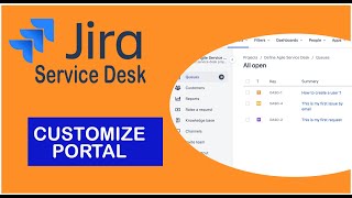 Customize Customer Portal  Jira Service Desk Tutorial 2020 [upl. by Drarreg944]