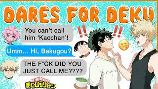 Deku CALLS Kacchan BAKUGOU FOR A DAY 😯 BNHA Texts  MHA Chat  BakuDeku [upl. by Asirahc]