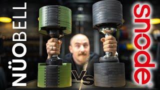 NÜOBELL vs SNODE Adjustable Dumbbells QuickChange Champion [upl. by Othella72]