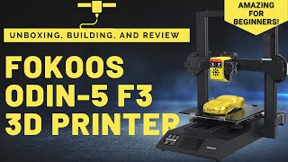 The BEST 3D Printer for BEGINNERS  FOKOOS ODIN5 F3  3D Printer Review [upl. by Kcerred]