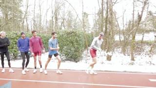 Bowerman TC Winter Workout [upl. by Airelav327]