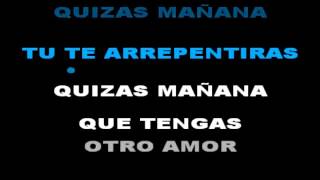 QUIZAS MANANA KARAOKE AIDA CUEVAS [upl. by Adnaluy]