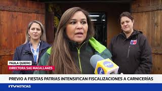 Autoridad Sanitaria intensifica fiscalización en carnicerías previo Fiestas Patrias en Punta Arenas [upl. by Yadnus]