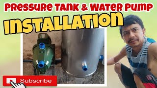 Installation of Pressure Tank and Water Pump [upl. by Cherish]