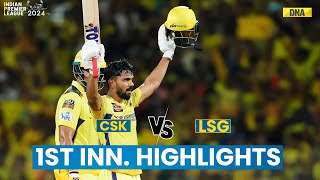 CSK vs LSG Highlights 1st Innings Ruturaj Hits Century CSK Scored 210 Against LSG  IPL 2024 [upl. by Donadee225]