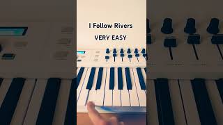 I Follow Rivers  Lykke Li  Beginners Piano piano pianotutorial music pianocover [upl. by Eanom114]