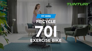 Tunturi FitCycle 70i Exercise Bike EN  Tunturi Fitness [upl. by Neroc]