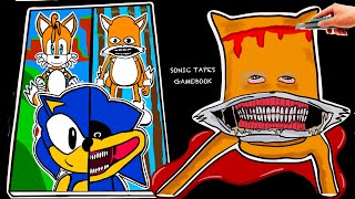 Making The Sonic Tapes📼SHIN SONIC Game Book➕TAILS Sonic Squishy 🫥 DIY 소닉 테이프 [upl. by Cheria]