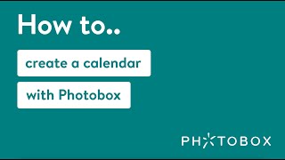 How to create a personalised calendar with Photobox [upl. by Yebba]