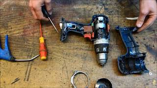 DIY Bosch Akkuschrauber GSR 18V2 LI Professional Motor tauschen Anleitung drill motor repair [upl. by Tavie417]