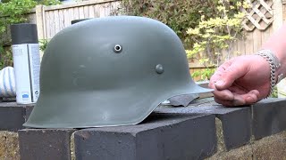 Re painting German helmets [upl. by Arocet232]