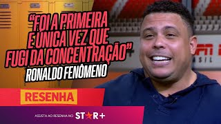 O DIA EM QUE RONALDO FENÔMENO FUGIU DA CONCENTRAÇÃO COM ROMÁRIO NA SELEÇÃO  RESENHA ESPN [upl. by Lil577]