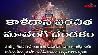 Matangi Dandakam  Vastavam Devotional  Written by Maha Kavi Kalidas [upl. by Fenton490]