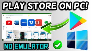 How to Install Google Play Store on PC No Emulator [upl. by Ened]