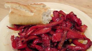 Italian Fried Peppers Recipe  by Laura Vitale  Laura in the Kitchen Episode 135 [upl. by Gnex]