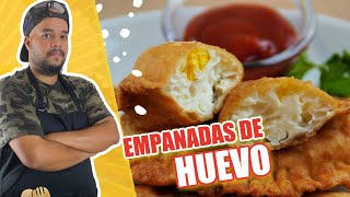 como hacer empanada de huevo estilo dominicano  como hacer empanadas dominicanas [upl. by Nilrem]