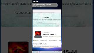 How to Download and Install NitroSense AcerSupport [upl. by Quintilla]