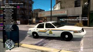 GTA IV RCMP Clan General Duty Section  Patrol 2 Part 2 ACTION PACKED [upl. by Nyladnek880]