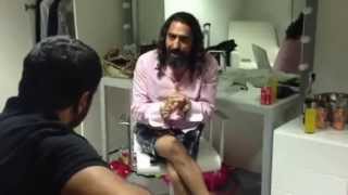 Diego el Cigala  Momento flamenco en backstage [upl. by Llednew]