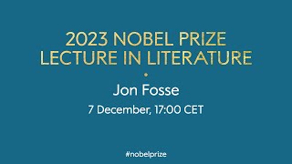 2023 Nobel Prize lecture in literature  Jon Fosse [upl. by Hawthorn]