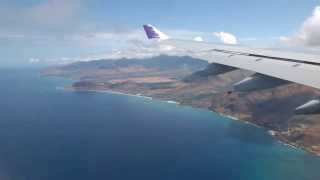 HNL landing Hawaiian Airline Full HD [upl. by Benni282]