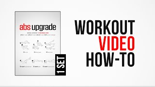 Abs Upgrade Workout  HowTo   One Set  by DAREBEE [upl. by Rumery]