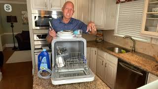 Farberware Professional Countertop Portable Dishwasher on QVC [upl. by Aynatahs]