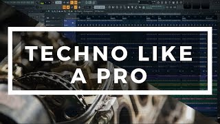 Techno Like a Pro in 5 Minutes  Download FLP 100 FL Studio [upl. by Nej859]