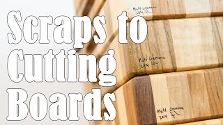 Turning Scraps Into End Grain Cutting Boards [upl. by Ahsaten]