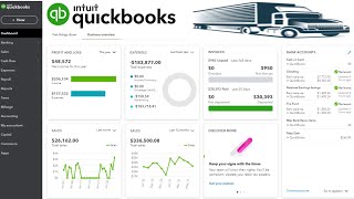 Trucking Youniversity  Enter Invoices amp Receipts into QuickBooks [upl. by Nyltiac261]