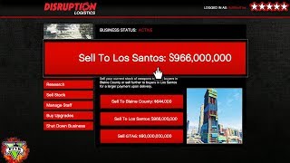 BIGGEST SELL EVER  GTA 5 GUNRUNNING DLC  MAKING MONEY FAST [upl. by Yrag]