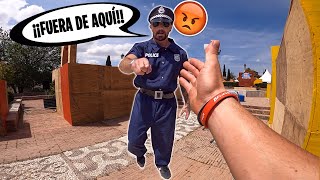 ESCAPO de UN POLICÍA haciendo PARKOUR👮  PERSECUCIÓN POV [upl. by Nimajneb]